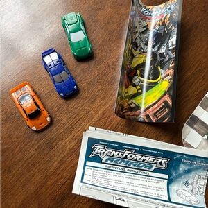 Hasbro Transformers Armada Backtrack, Oval and Spiral Street Speed Team (2002)